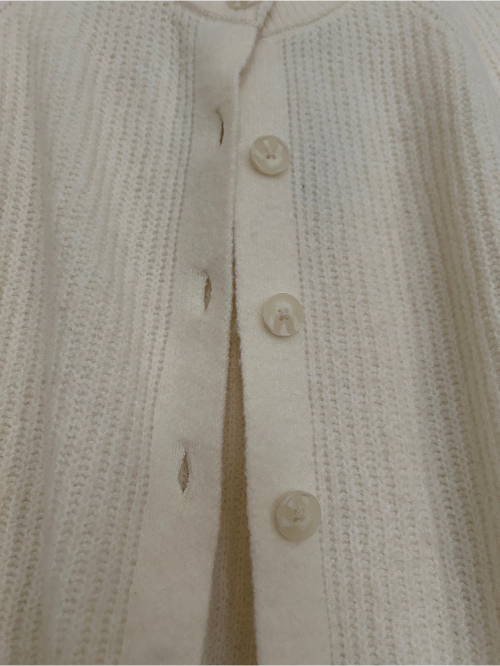 Universal Thread Cream Button-Up Knit Cardigan - Picture 2 of 4